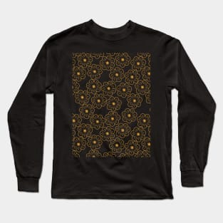 yellow sunflowers Pattern Long Sleeve T-Shirt